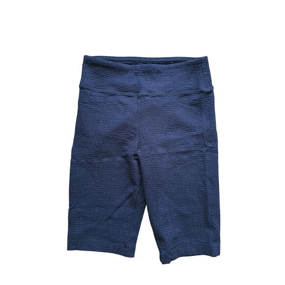 KORAL High Rise Biker Short XS Black Athleisure Lounge Textured Sporty Gym Cycle - Picture 1 of 4